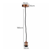 Zander Lighting Ortona Cloth Covered Suspension Cord