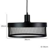 Zander Lighting Civitavecchia Steel Drum Pendant Light