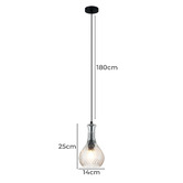 Zander Lighting Bosack 14cm Glass Pendant
