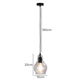 Zander Lighting Pritchard 23cm Glass Pendant