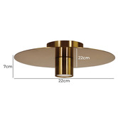 Zander Lighting Sphere Steel DIY Batten Fix Light