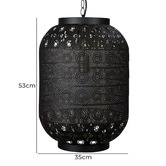 Zander Lighting Black &amp; Gold Venetia Pendant Light