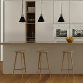 Zander Lighting Vega Steel 3 Light Pendant