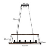 Zander Lighting Island 5 Light Pendant