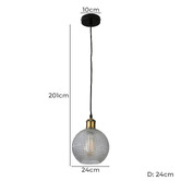 Zander Lighting Raffy Pendant Light