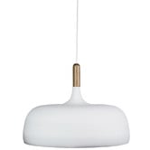 Zander Lighting Alessano-48 Metal &amp; Timber Pendant Light