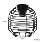Zander Lighting Ancona Metal Ceiling Light Shade