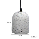 Zander Lighting Retro Terrazzo Pendant Light