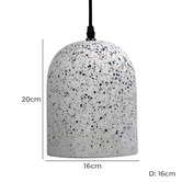 Zander Lighting Retro Terrazzo Pendant Light