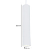 Zander Lighting Tig 1 Light Aluminium Pendant