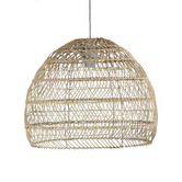 Zander Lighting Amantea Mette Rattan Pendant Light