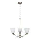 Zander Lighting Claude Frosted Glass 3 Light Pendant