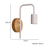 Zander Lighting Kilby Pine Wall Light