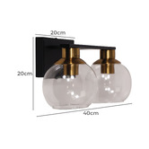 Zander Lighting Proteus 2 Light Wall Sconce