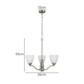 Zander Lighting Claude 3 Light Pendant