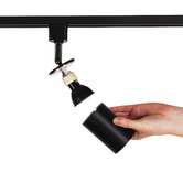 Zander Lighting Parker Steel Swivle Track Light
