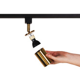 Zander Lighting Parker Steel Swivle Track Light