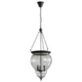 Zander Lighting Paxton Glass 3 Light Pendant