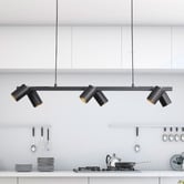 Zander Lighting Parker Steel 6 Light Pendant