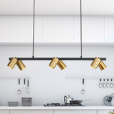 Zander Lighting Parker Steel 6 Light Pendant