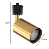 Zander Lighting Parker Steel Swivle Track Light