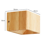 Zander Lighting Earl Ash-Wood LED Up/Down Wall Light