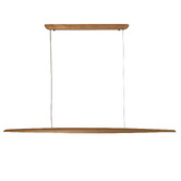 Zander Lighting Irvin Ash wood LED Linear Pendant Light