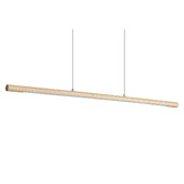 Zander Lighting Lachlan Ash wood LED Linear Pendant Light