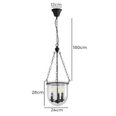 Zander Lighting Orlando 3 Light Pendant