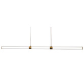 Zander Lighting Nikita Steel LED Linear Pendant Light