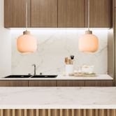 Zander Lighting Larisa Pine wood Pendant Light