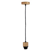 Zander Lighting Olga Pine Wood Suspension Cord