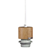 Zander Lighting Olga Pine Wood Suspension Cord