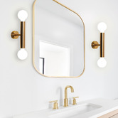 Zander Lighting Alina 2 Light Wall Sconce | Temple & Webster