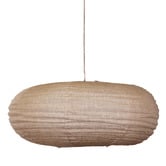 Zander Lighting Ryla Cream Oval Linen Pendant Shade
