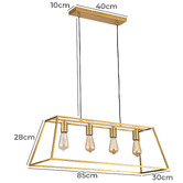 Zander Lighting Blaire 4 Light Pendant