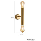 Zander Lighting Alina 2 Light Wall Sconce