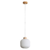 Zander Lighting Larisa Pine wood Pendant Light