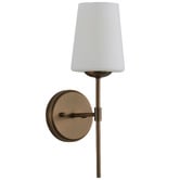 Zander Lighting Elihu Frosted Glass Wall Sconce