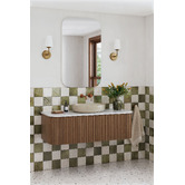 Zander Lighting Hewitt Frosted Glass Wall Sconce