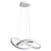 Zander Lighting Ruth Abstract Aluminium LED Pendant Light