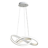 Zander Lighting Ruth Abstract Aluminium LED Pendant Light