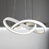 Zander Lighting Ruth Abstract Aluminium LED Pendant Light