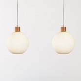 Zander Lighting Lee Pine Wood Pendant Light
