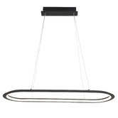 Zander Lighting Belmonte Aluminium Oval LED Pendant Light