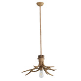 Zander Lighting Tucker Antler Polyresin Pendant Light