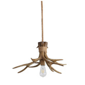 Zander Lighting Tucker Antler Polyresin Pendant Light