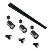 Zander Lighting Parker Steel 3 Bulb Track Light
