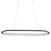 Zander Lighting Belmonte Aluminium Oval LED Pendant Light