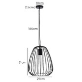 Zander Lighting Rhianna Steel Pendant Light
